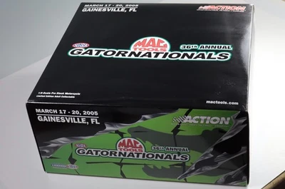 Action MAC Tools 1/9 Scale Diecast Pro-Stock Motorcycle 2005 Gatornationals NIB - Image 1 of 4