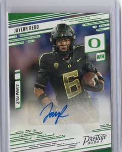 JAYLON REDD NCAA Oregon 2022 Panini Prestige Draft RC Auto #PX-JRE Card - Picture 1 of 2