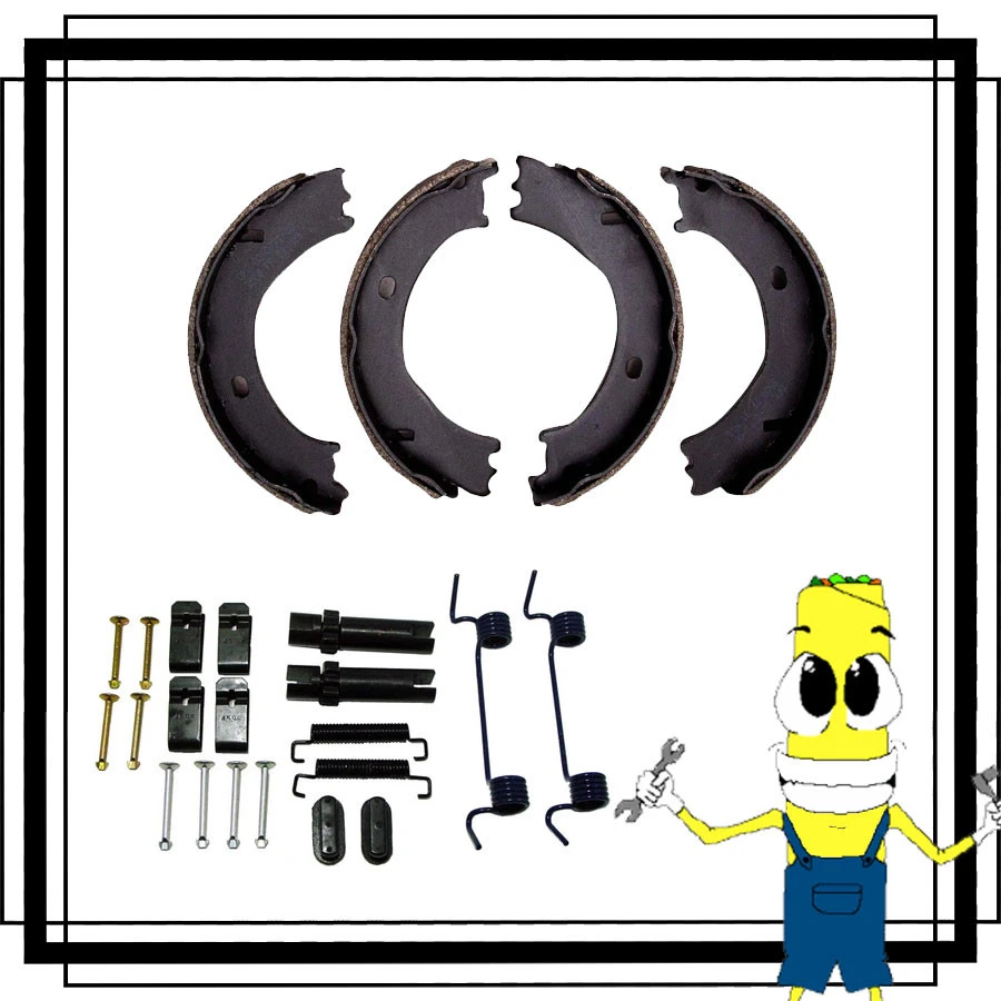Kit de herrajes de zapata de freno de emergencia de estacionamiento para Dodge Ram 2500 2001-2005 Foto 1 de 1