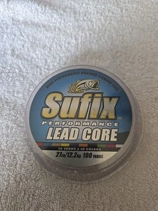 Sufix Performance LEAD CORE 27 Lb/12.2kg 100 Yards - Picture 1 of 5