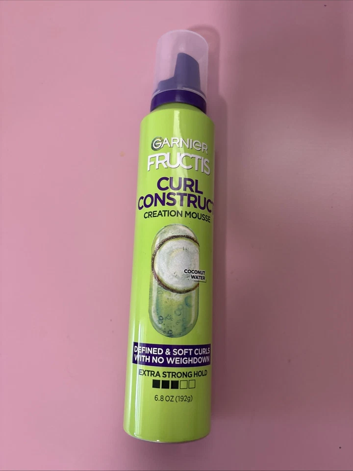 Mousse Garnier Fructis Style Curl Construct Creation, 6,8 OZ, sin crueldad Foto 1 de 2
