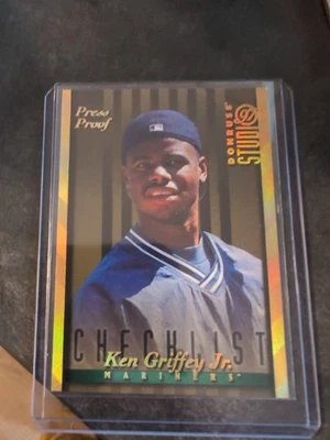 1997 Studio Gold Press Proofs #163 Ken Griffey Jr. CL MARINERS - Image 1 of 3