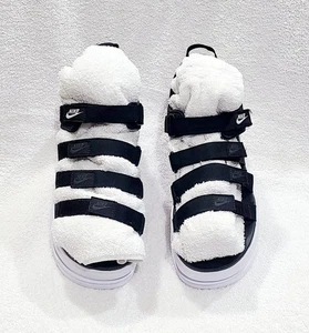 Nike Icon Classic Sandale NA Damen Gr. 11 schwarz weiß Plateau Keilabsatz DH0224-001 - Bild 1 von 18