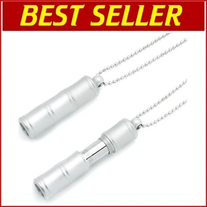 528 Hz Whistle Breathing Necklace - Calming Meditation Tool for All Occasions - Picture 1 of 9