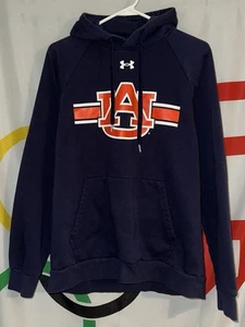Under Armour Auburn Tigers Hoodie Medium Basketball Football Sweatshirt - Picture 1 of 5