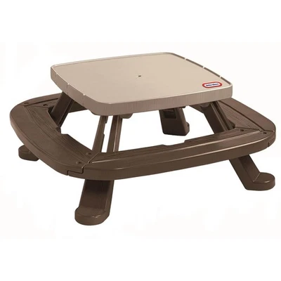 Little Tikes Fold 'n Store Kids Picnic Table with Umbrella - 632433M (Open Box) - Image 1 of 4