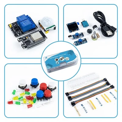 Für Arduino Starter DIY Kit ESP32 WiFi Board PIR Sensor Modul LED Jumper - Bild 1 von 4
