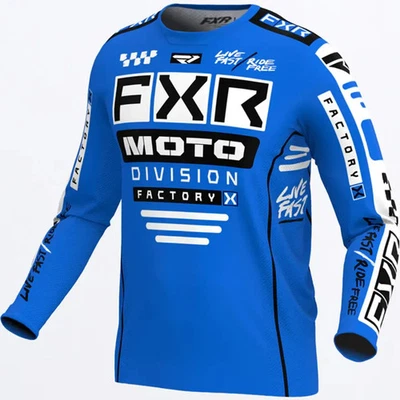 FXR Youth Podium MX Jersey - Blue/Black - Youth Small Foto 1 de 2