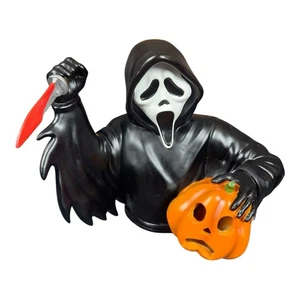 Geist Halloween Geist Gesicht Leucht Statue Büste Halloween Schrei Figur - Bild 1 von 8