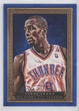2013-14 Panini Court Kings Portraits Blue Framed /75 Serge Ibaka #52