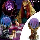 Glowing Witch Crystal Ball Resin Witch Hand Magic Ball   Halloween
