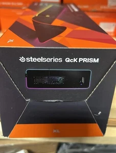 SteelSeries 63826 QCK Gaming Surface Prism Cloth RGB XL Mouse Pad - Picture 1 of 5