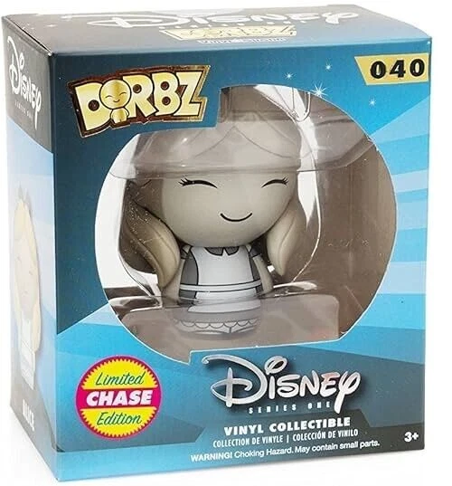Funko Dorbz CHASE Disney Alicia en el País de las Maravillas - Figura Alicia (Blanco y Negro) Foto 1 de 1