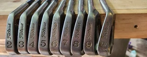 Vintage Titleist Acushnet AC-108 Tungsten Iron Set 2-PW RH Golf Steel Stiff Flex - Picture 1 of 4