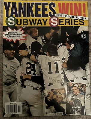 Yankees Win! Серия журналов Subway 2000 публикации таблицы показателей - Изображение 1 из 3