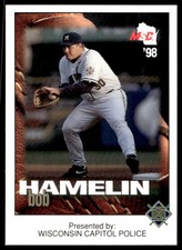 1998 Milwaukee Brewers Police NNO Bob Hamelin Wisconsin Capitol
