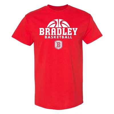Bradley University Braves Basketball Hype Shirt - Red - Image 1 of 4
