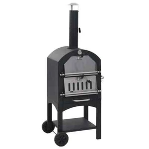 Pizzaofen Gartenofen Smoker Grill Pizza Ofen Gartengrill Pizzastein vidaXL - Bild 1 von 9