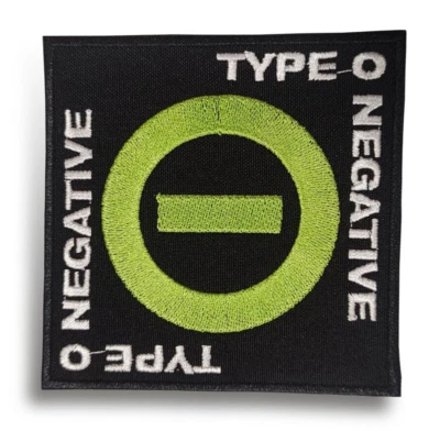 Type O Negative Sew-on Patch | American Gothic Doom Metal Rock Band Logo - Image 1 of 2