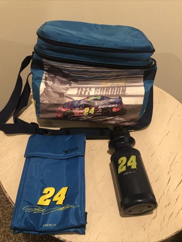 Vintage 2005 Jeff Gordon Vintage Lunch Bag + Cooler Bag + Water Bottle Cover