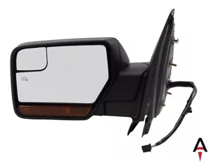 Driver Left Mirror Power Heated Signal Puddle Spotter Glass For 12-17 Expedition - Foto 1 di 5