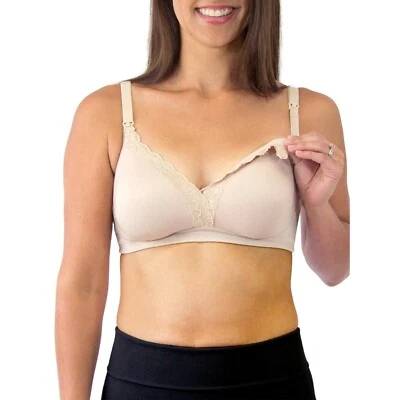 Sujetador de lactancia Loving Moments moldeado sin aros, estilo L346 o B346 desnudo/beige Foto 1 de 3