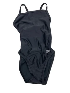Speedo Women's Pro LT Bathing Suit Black Size 24 One Piece Swimwear Pull On - Picture 1 of 9
