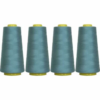 4 BIG CONES OZONE SERGER SEWING THREAD 2750 YD TEX 27 40S/2-THREADART - Image 1 of 4
