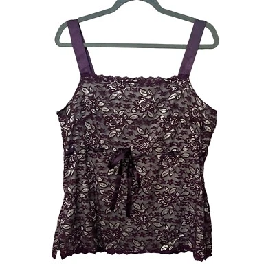 Regata Babydoll de Renda Y2K Grande 14/16 Arco Metálico Whimsigoth Festa Estoque Morto - Imagem 1 de 4