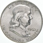 1962-D Franklin Half Dollar Au *0961