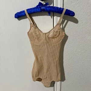 Body RARO Dior Vintage Desnudo Transparente Monograma 32D Como Nuevo Hecho en EE. UU. - Imagen 1 de 19