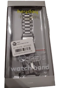 Heyday Band For  Apple Watch 42/44mm Silver Stainless Steel Brand New - Picture 1 of 1