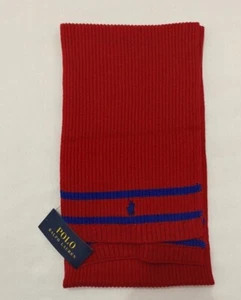 Polo Ralph Lauren Knit Cotton Scarf 🧣 Boys One Size 8- 20 Y - Picture 1 of 4