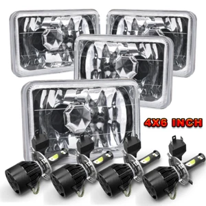 4pcs 4x6" LED Headlights Hi-Low Beam for Ford LTD Crown Victoria Mustang Granada - Picture 1 of 12