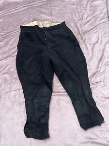 1930’s vintage jodhpur pants excellent condition wool vintage button front pant 