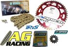 Honda Xr 600 91-00 Iris 520 Or Chain Apico Front 15T Rear 52T Red Sprocket Set