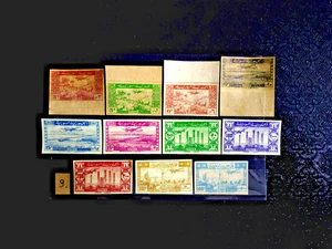 ~ SYRIA 1946 / IMPERF COLOURS EXPERIMENT TRIAL / # 437 438 439 / MINT H NG / 9 - Bild 1 von 2