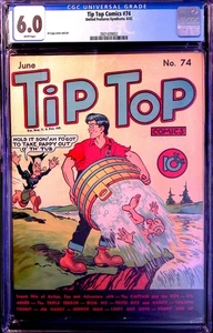 Tip Top Comics #74 (1942) CGC 6,0 United Features Syndicate - Imagen 1 de 3