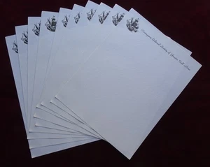 Vintage 1980's Portuguese Cultural Society of Fall River Letterhead Stationery - Picture 1 of 3