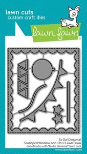 Lawn Fawn Dies - Ta-Da! Diorama! Scalloped Window Add-On LF3729 - Picture 1 of 6