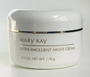 Neu ohne Karton Mary Kay Extra weichmachende Nachtcreme 2,5 Unzen Glas volle Größe schneller Versand - Bild 1 von 4