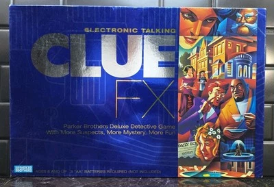 Clue FX Electronic Talking Deluxe Detective Board Game 40937 2003 Complete  - Image 1 of 4