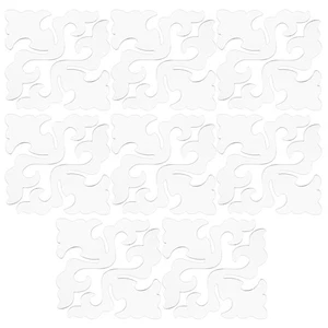 16 Pcs Mirror Wall Stickers Bedroom Decoration Decals for Living - Picture 1 of 12