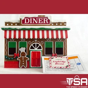 Casa de pueblo de pan de jengibre iluminada de vacaciones de Navidad objetivo 2025 - Imagen 1 de 1