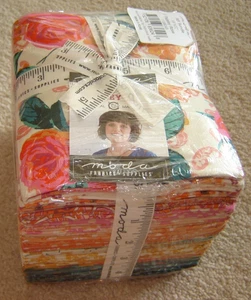 fat quarters 18 x 22 MODA bundle of 28 CRYSTAL MANNING paisley rose fabric - Picture 1 of 3