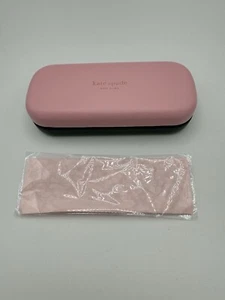 Custodia per occhiali da sole Kate Spade rosa verde regolare autentica con panno - Foto 1 di 9