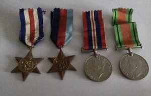 Boxed WW2 RAF Medal Group inc. France and German Stars - Picture 1 of 4