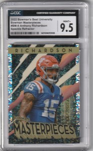 2022 BOWMAN BEST ANTHONY RICHARDSON ROOKIE MASTERPIECES SPECKLE REFRACTOR  💎💎