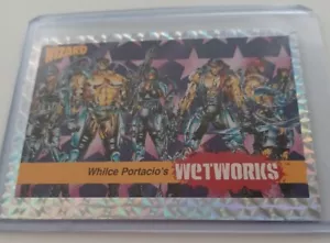 1992 WIZARD MAGAZINE WETWORKS IMAGE PRISM TRADING CARD #8 WHILCE PORTACIO - Picture 1 of 3