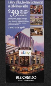 ELDORADO HOTEL & CASINO IN RENO NEVADA 1996 AD - Bild 1 von 1